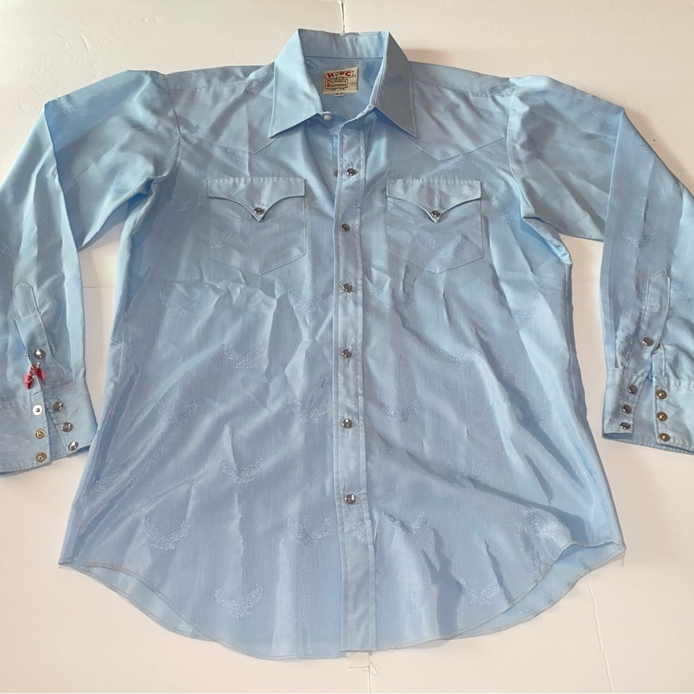 Vintage H BAR C CALIFORNIA RANCHWEAR Pearl Snap Long Sleeve Western Wear USA